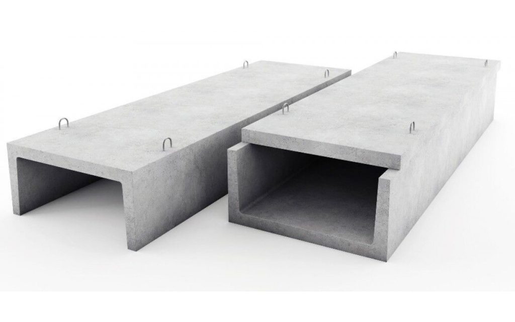 Лотки теплотрасс, балки, плиты